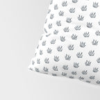 Sea Grass . Navy Pillow Sham Gallery Image 4
