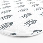 Sea Grass . Navy Bath Mat Gallery Image 3