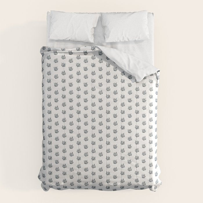 Sea Grass . Navy Comforter Gallery Image 6
