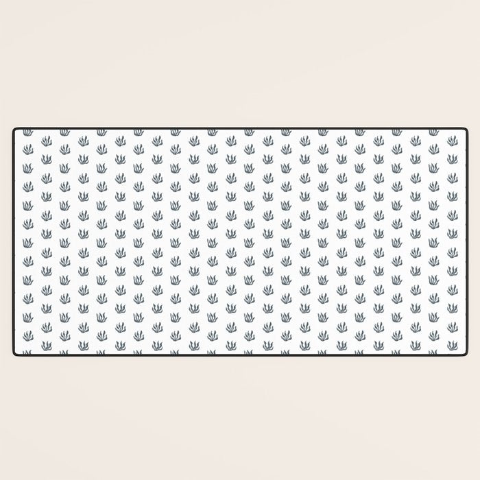 Sea Grass . Navy Desk Mat Gallery Image 3