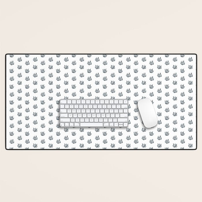 Sea Grass . Navy Desk Mat Gallery Image 1