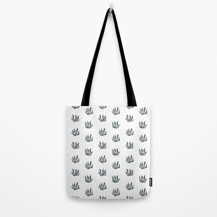 Sea Grass . Navy Tote Bag Gallery Image 2