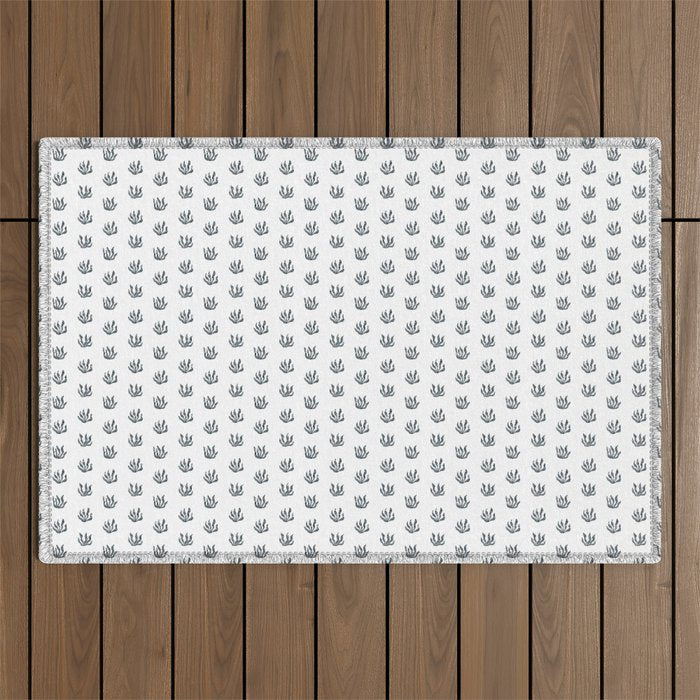 Sea Grass . Navy Outdoor Rug Gallery Image 1