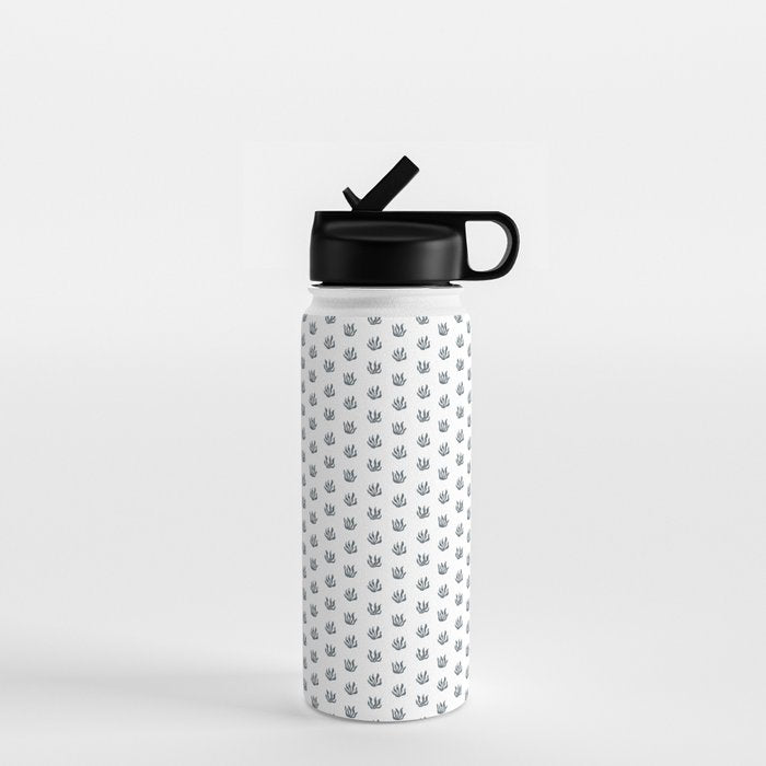 Sea Grass . Navy Water Bottle Gallery Image 1