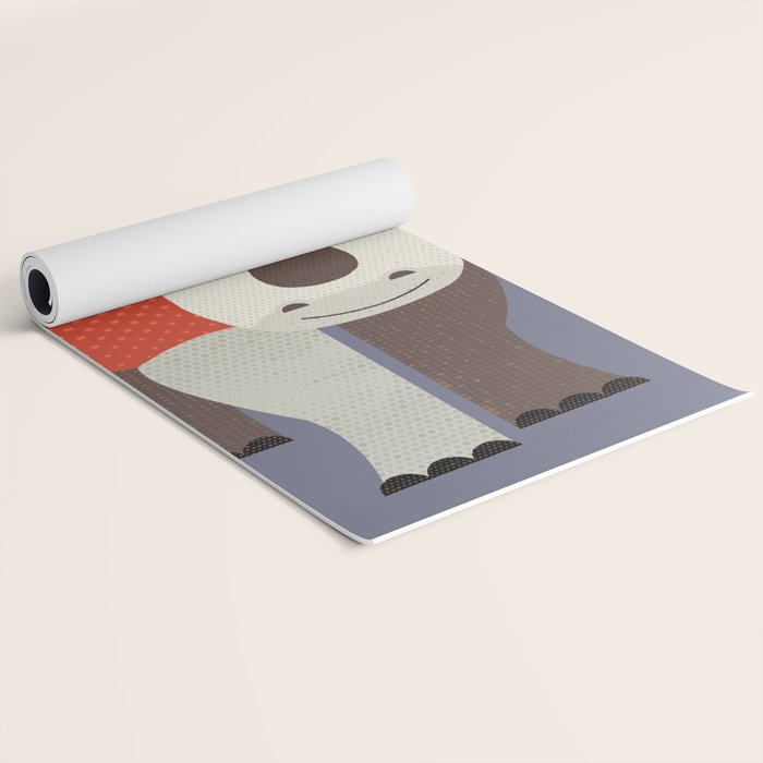 Whimsy Rhinoceros Yoga Mat Gallery Image 2