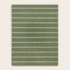 Classic Stripe (Moss Green) Notebook Gallery Image 4