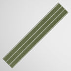 Classic Stripe (Moss Green) Table Runner Gallery Image 3