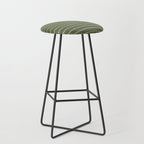Classic Stripe (Moss Green) Stool Gallery Image 1