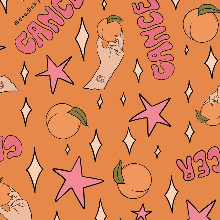 Cancer Peach Print Coffee Mug Gallery Image 2