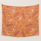 Cancer Peach Print Wall Tapestry Gallery Image 4