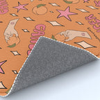 Cancer Peach Print Rug Gallery Image 4