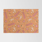 Cancer Peach Print Rug Gallery Image 2