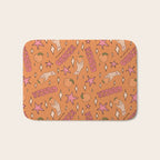 Cancer Peach Print Bath Mat Gallery Image 1