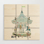 little carousel Wood Wall Art Gallery Image 1