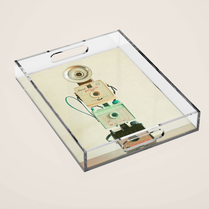Tower of Cameras Acrylic Tray Gallery Image 1