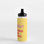 Sagittarius Cares in Sunshine Yellow | Zodiac Series  Water Bottle Gallery Image 2