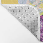 Sagittarius Cares in Sunshine Yellow | Zodiac Series  Bath Mat Gallery Image 2