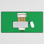 Strong Coffee Desk Mat Gallery Image 1