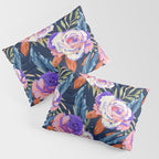 Dark landscape dolphins in the roses Pillow Sham Gallery Image 3