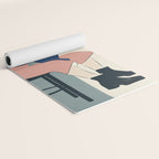 Serene Blue Yoga Mat Gallery Image 2