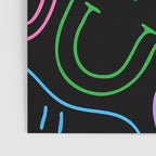 Colorful happy smiling face cartoon pattern Poster Gallery Image 3