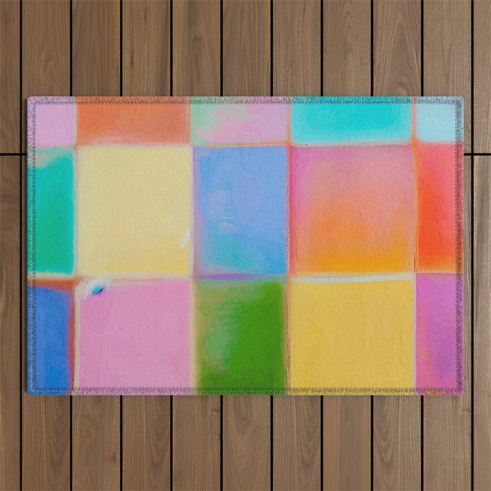 Colourplay 01: Mid Century Edition Outdoor Rug Gallery Image 1