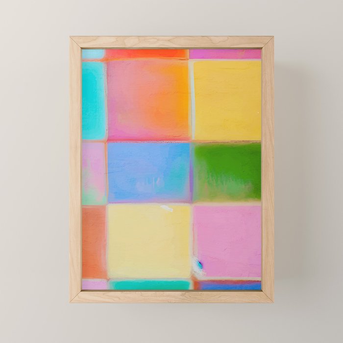 Colourplay 01: Mid Century Edition Mini Art Print Gallery Image 1