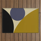 Circular Abstract IX Outdoor Rug Gallery Image 1