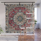Casbah Crimson Crest Wall Mural Gallery Image 1
