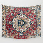 Casbah Crimson Crest Wall Tapestry Gallery Image 4