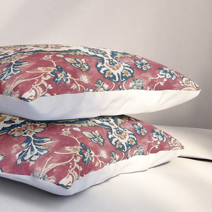 Casbah Crimson Crest Pillow Sham Gallery Image 3