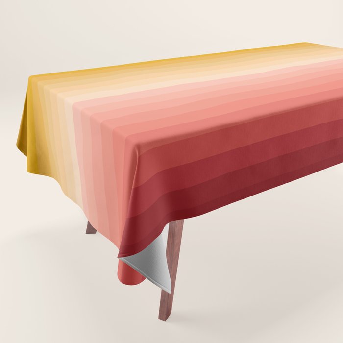 Multicolor Stripes XV Tablecloth Gallery Image 1
