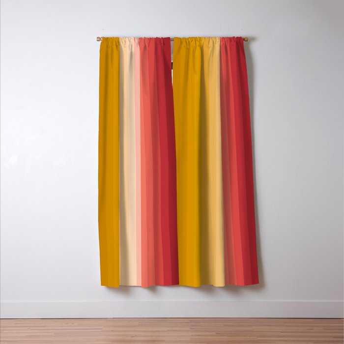 Multicolor Stripes XV Window Curtain Gallery Image 3