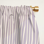 Cecilia Shapes I - Neutral Yellow and Purple Window Curtain Gallery Image 2