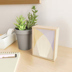 Cecilia Shapes I - Neutral Yellow and Purple Mini Art Print Gallery Image 2