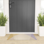 Cecilia Shapes I - Neutral Yellow and Purple Welcome Mat Gallery Image 3