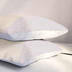 Cecilia Shapes I - Neutral Yellow and Purple Pillow Sham Gallery Image 3