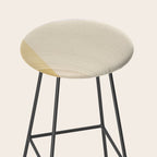 Cecilia Shapes I - Neutral Yellow and Purple Stool Gallery Image 2