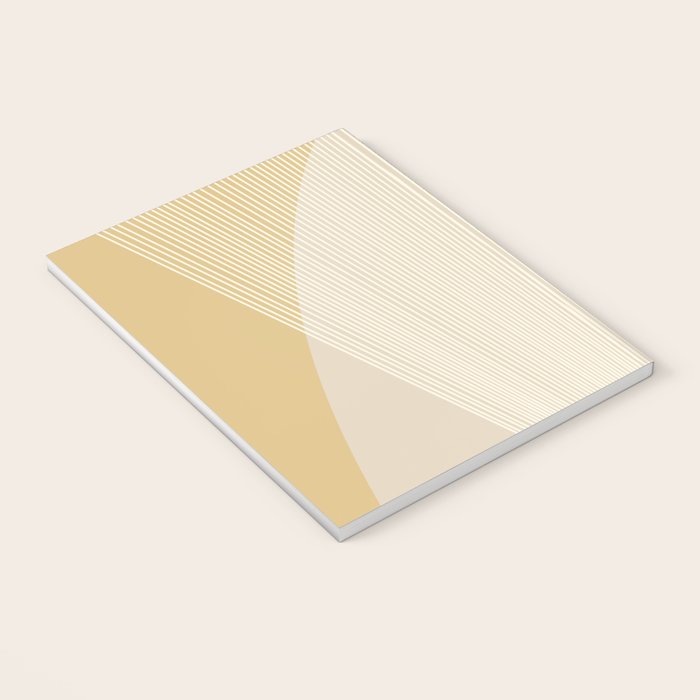 Cecilia Shapes I - Neutral Yellow and Purple Notebook Gallery Image 3