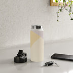 Cecilia Shapes I - Neutral Yellow and Purple Water Bottle Gallery Image 4