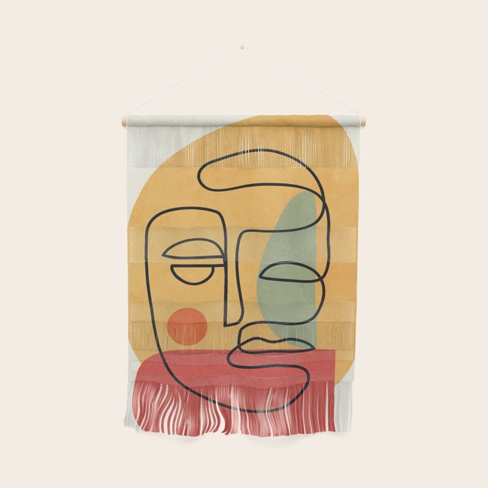 Abstract Face 20 Wall Hanging Gallery Image 1