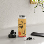 Abstract Face 20 Water Bottle Gallery Image 4