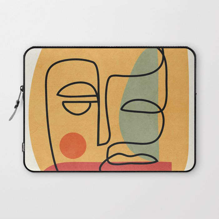 Abstract Face 20 Laptop Sleeve Gallery Image 1