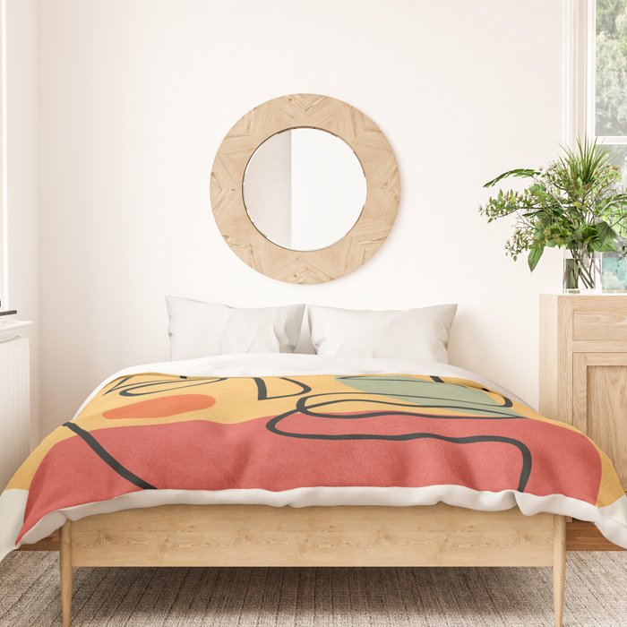 Abstract Face 20 Duvet Cover Gallery Image 3