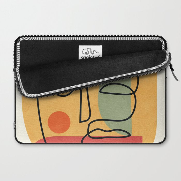 Abstract Face 20 Laptop Sleeve Gallery Image 2