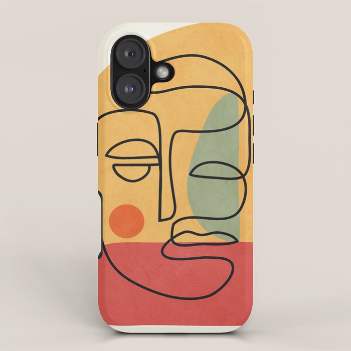 Abstract Face 20 iPhone Case Gallery Image 1