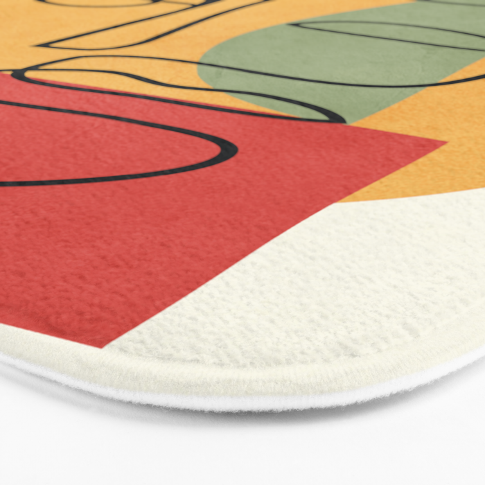 Abstract Face 20 Bath Mat Gallery Image 3