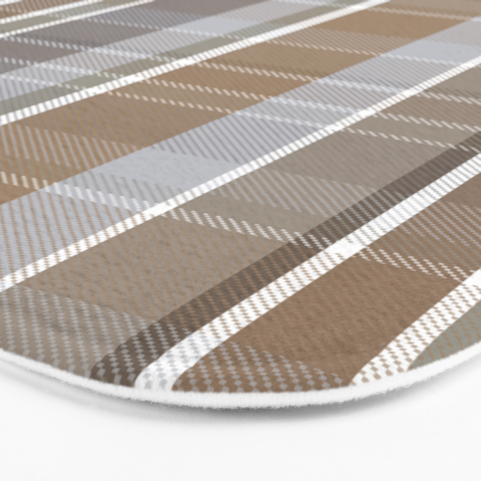 Rustic Plaid Bath Mat Gallery Image 3
