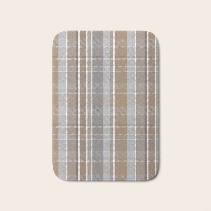 Rustic Plaid Bath Mat Gallery Image 1