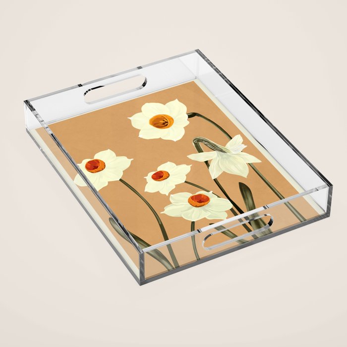 Beautiful Summer flowers II Acrylic Tray Gallery Image 1